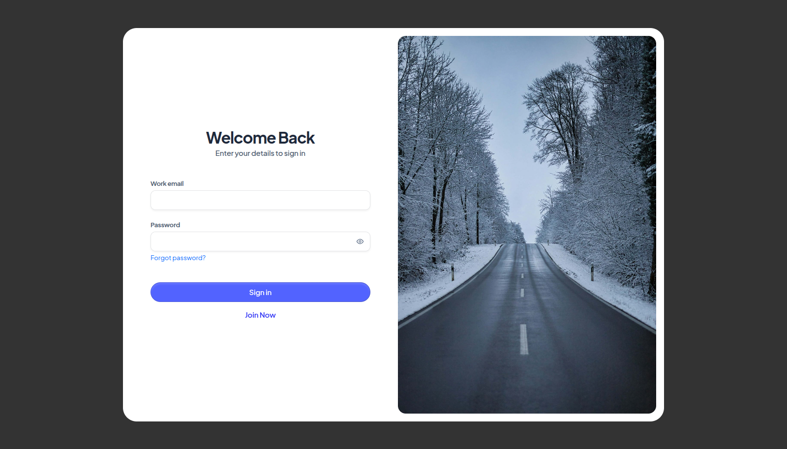 Inloggningsformuläret