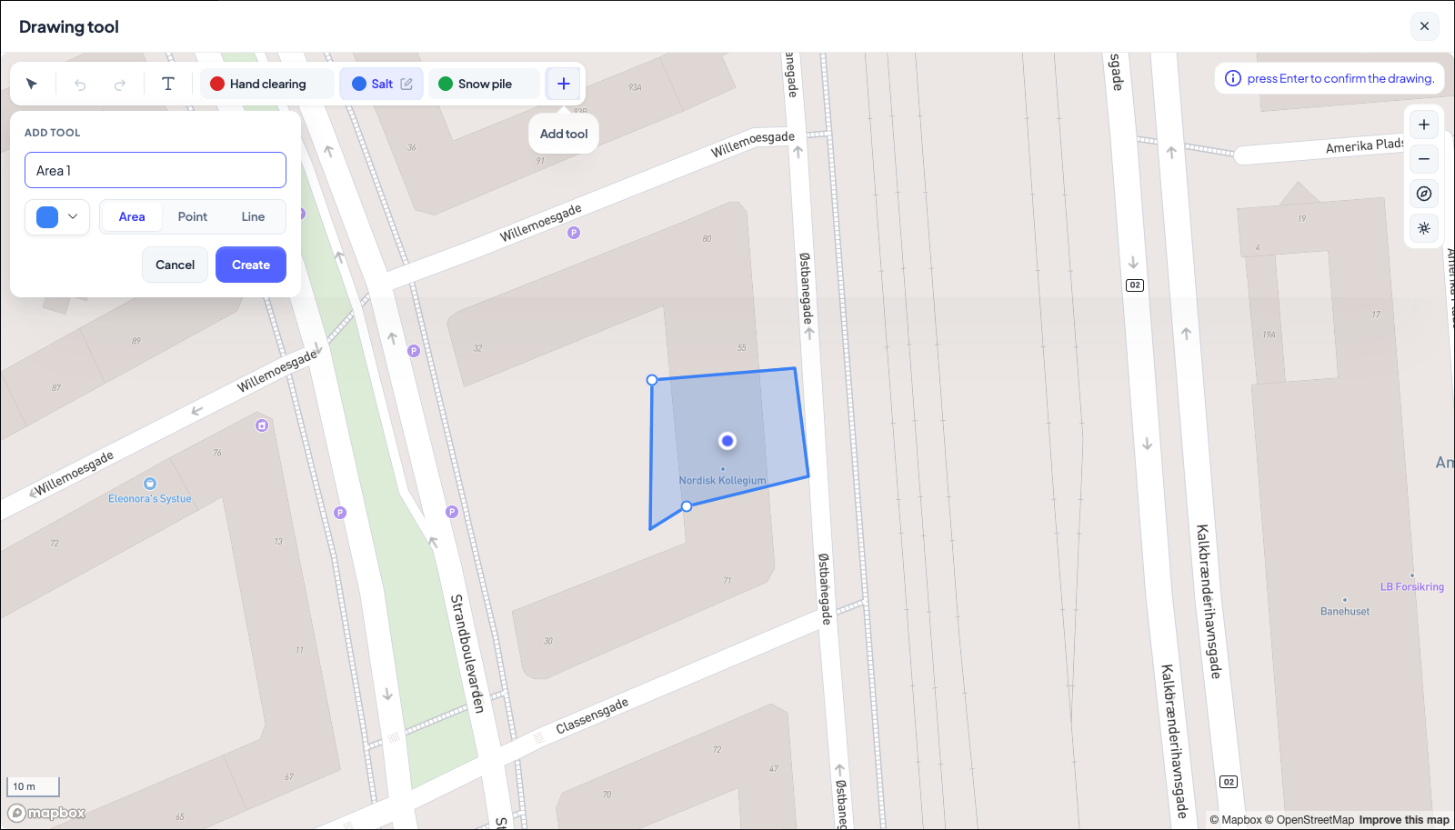 Adding a drawing tool
