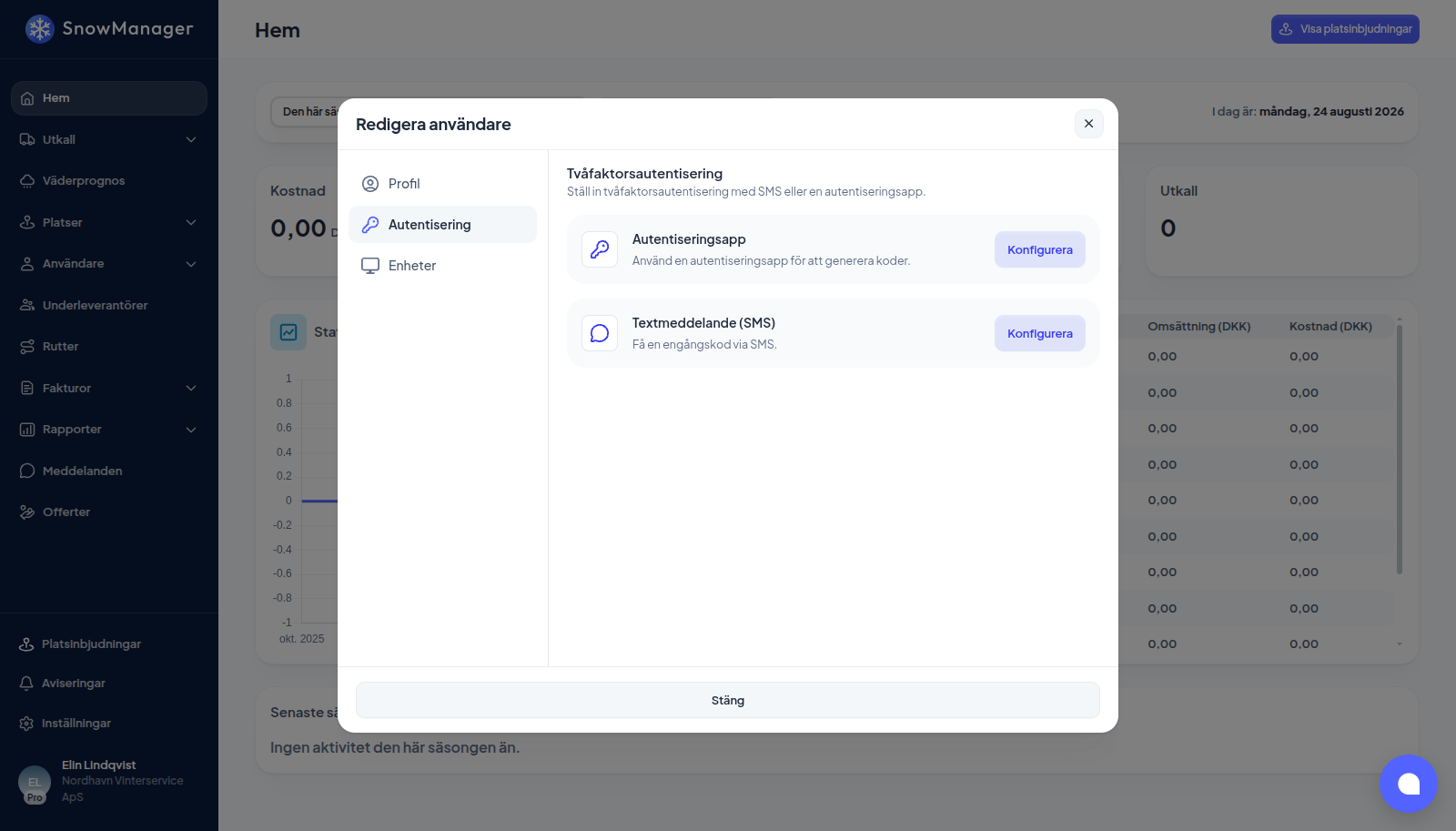 Fliken Autentisering